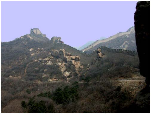 The Great Wall in the mist